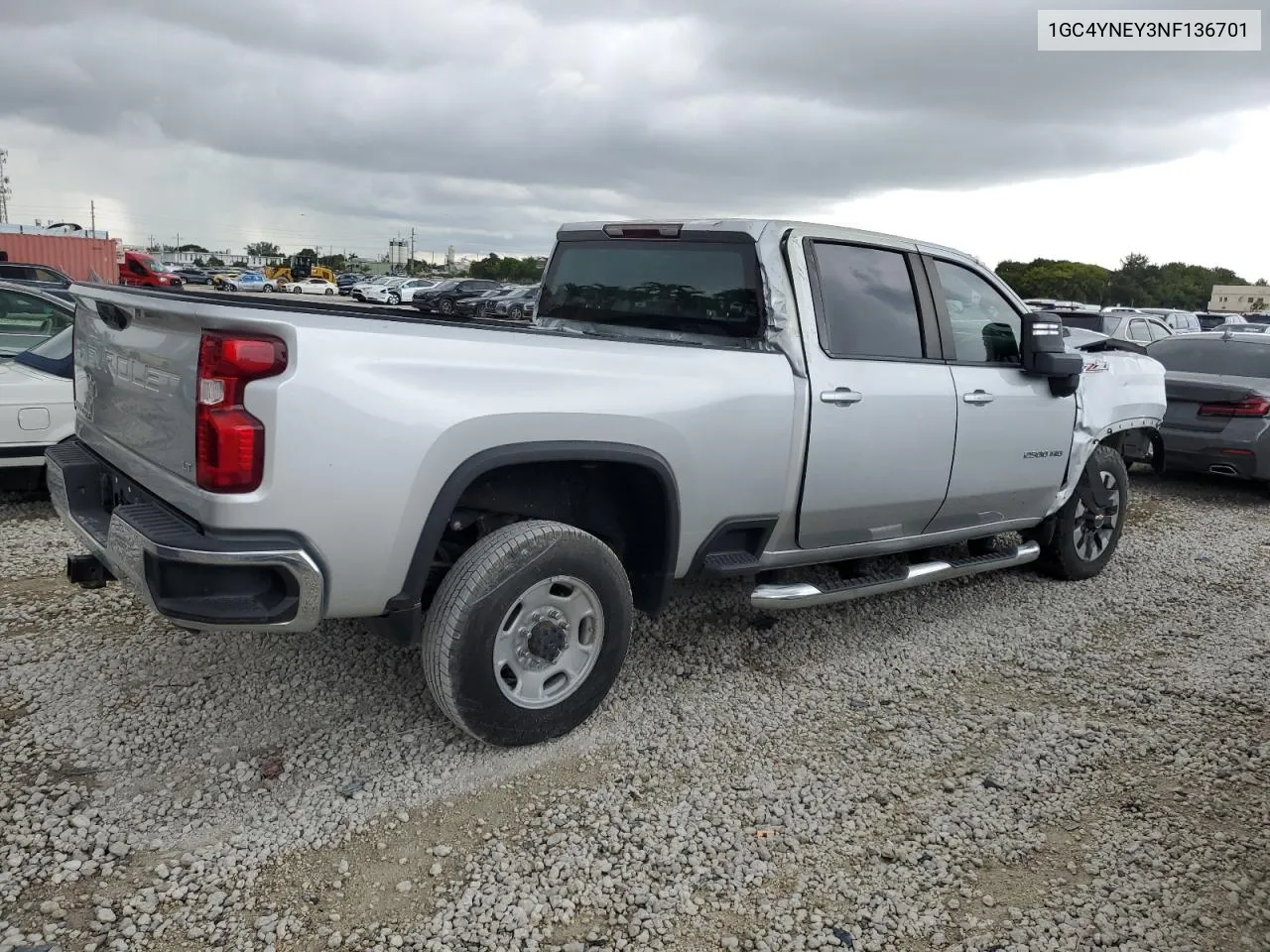 2022 Chevrolet Silverado K2500 Heavy Duty Lt VIN: 1GC4YNEY3NF136701 Lot: 74725914