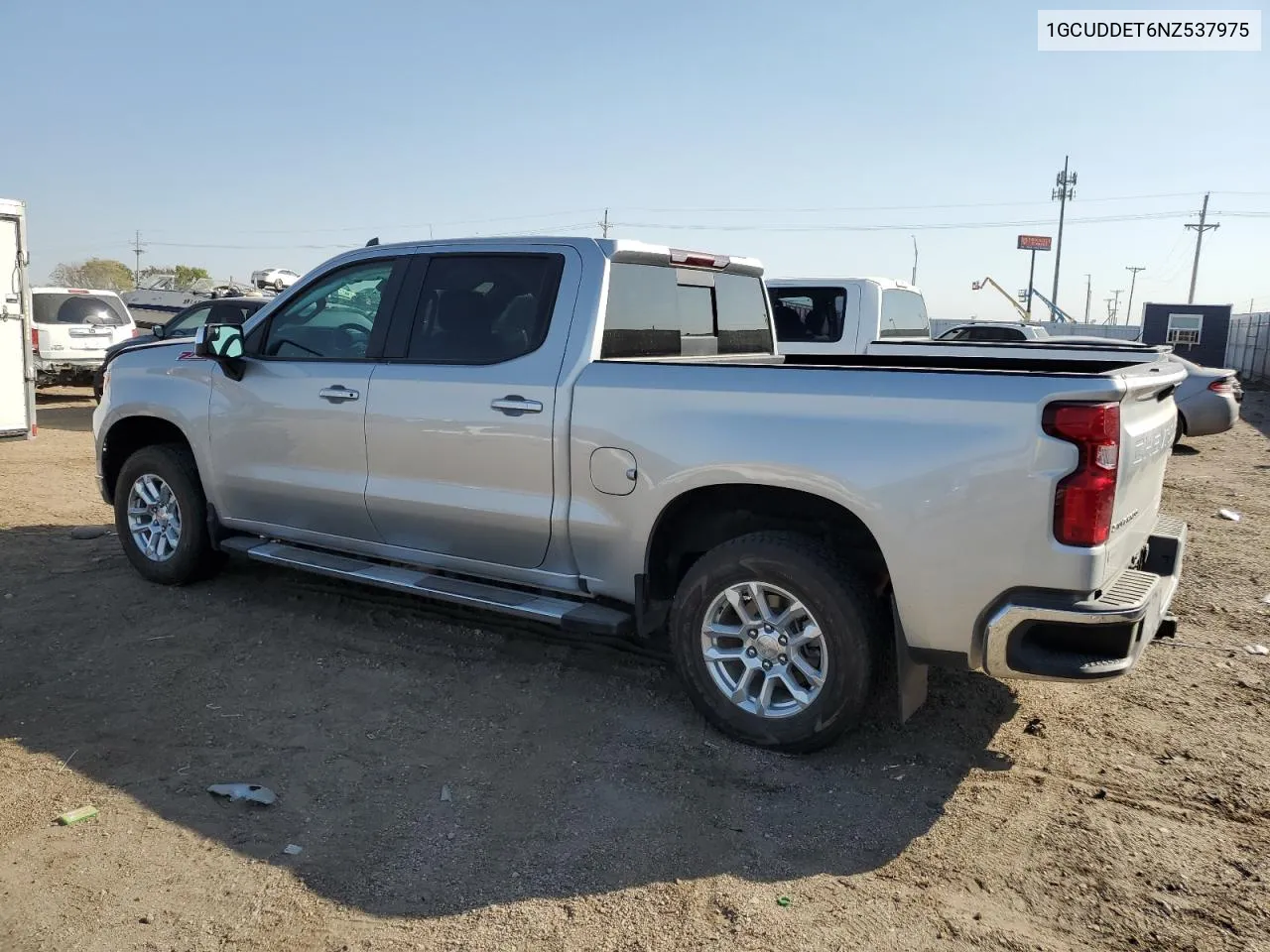 2022 Chevrolet Silverado K1500 Lt VIN: 1GCUDDET6NZ537975 Lot: 74848124