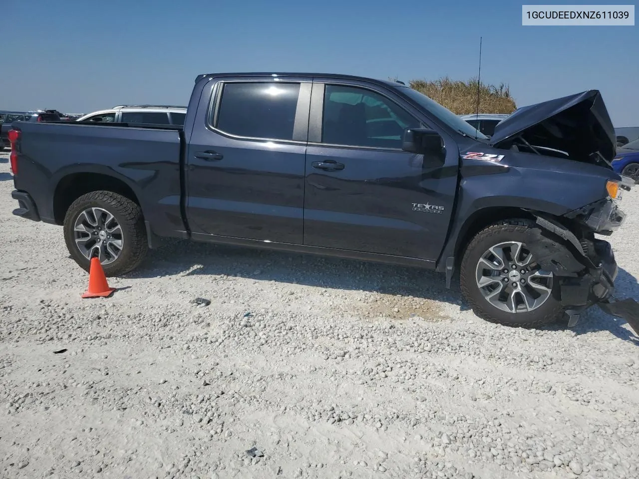 2022 Chevrolet Silverado K1500 Rst VIN: 1GCUDEEDXNZ611039 Lot: 74989374