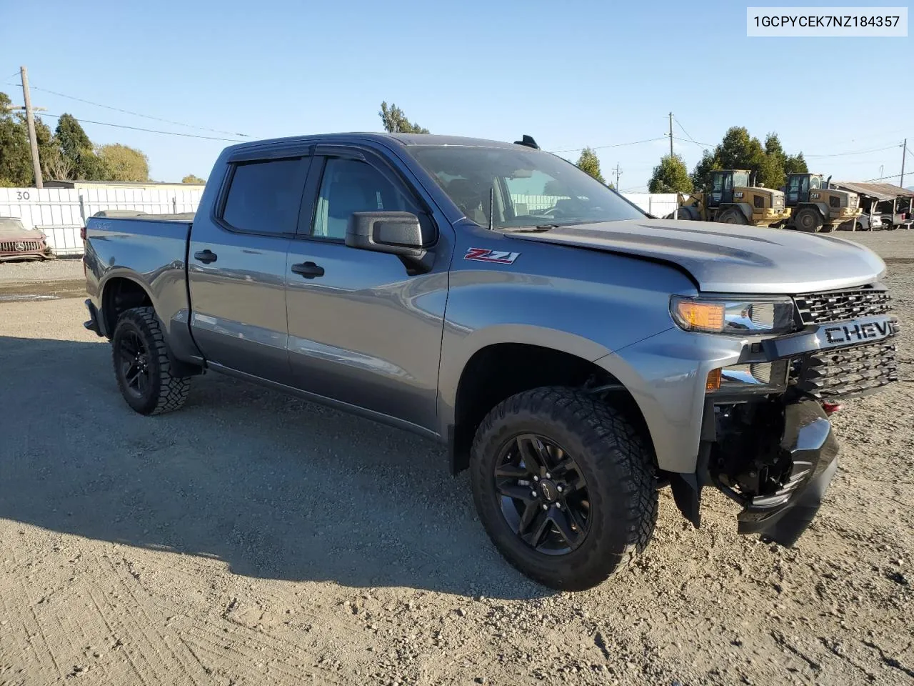 2022 Chevrolet Silverado Ltd K1500 Trail Boss Custom VIN: 1GCPYCEK7NZ184357 Lot: 75087704