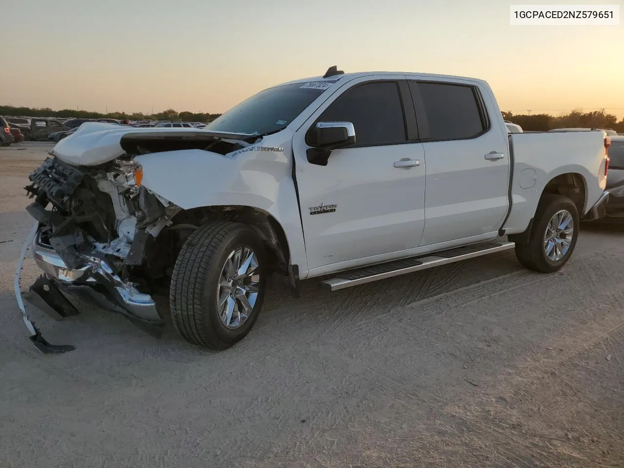 1GCPACED2NZ579651 2022 Chevrolet Silverado C1500 Lt