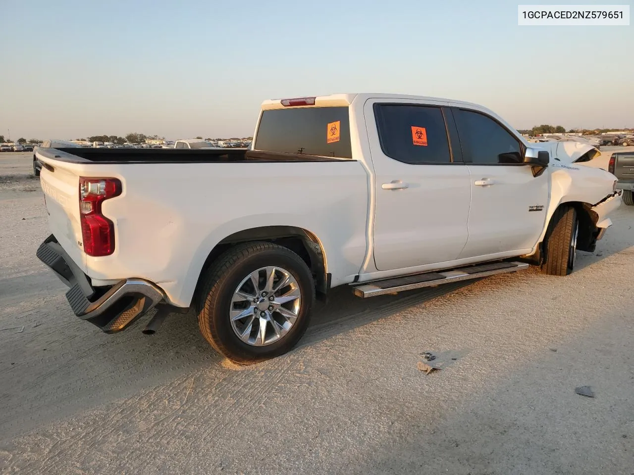 2022 Chevrolet Silverado C1500 Lt VIN: 1GCPACED2NZ579651 Lot: 75667024