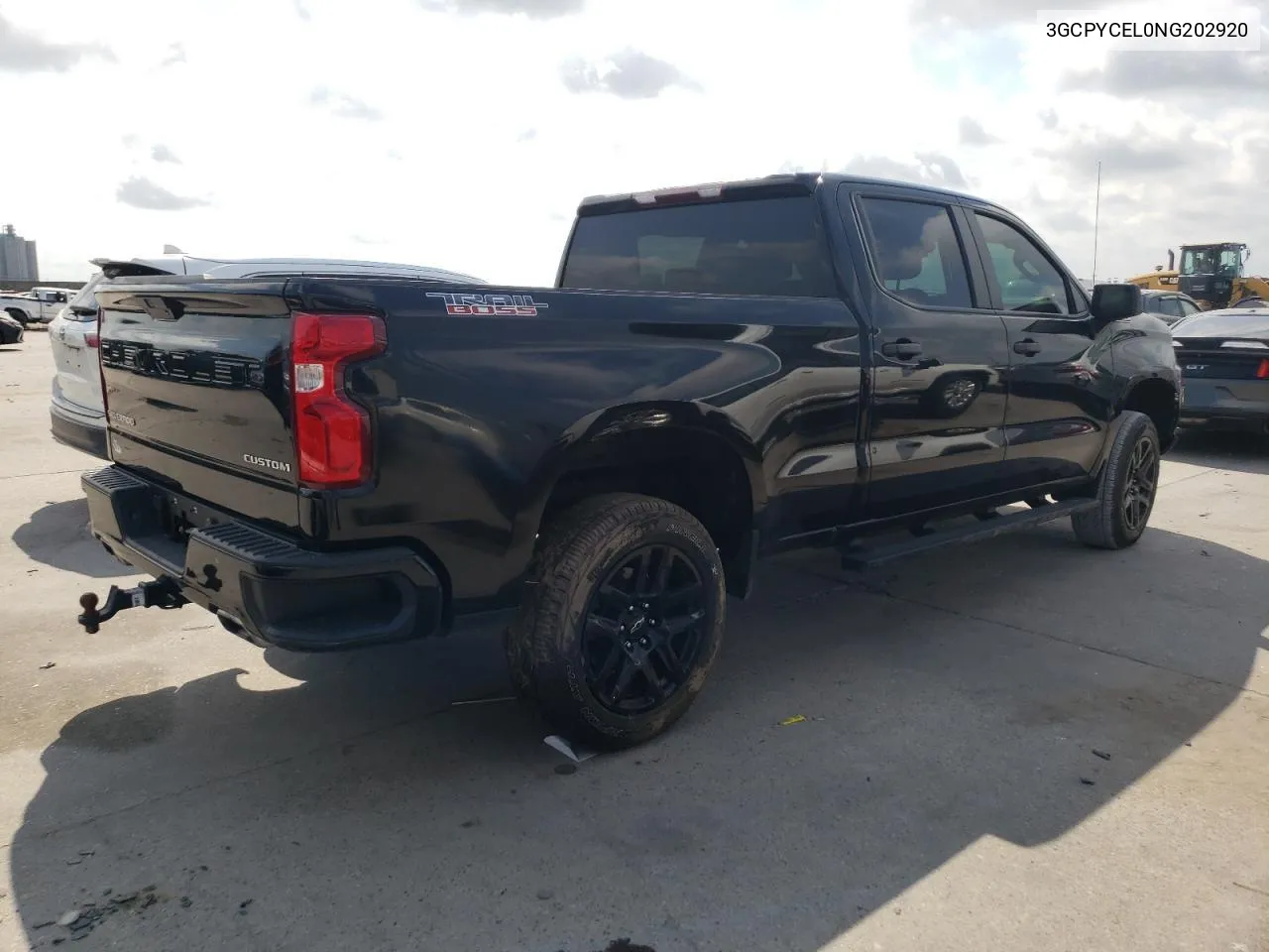 2022 Chevrolet Silverado Ltd K1500 Trail Boss Custom VIN: 3GCPYCEL0NG202920 Lot: 75746104