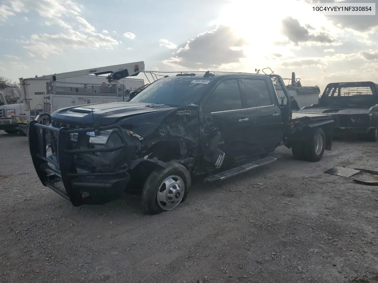 2022 Chevrolet Silverado K3500 High Country VIN: 1GC4YVEY1NF330854 Lot: 75887664