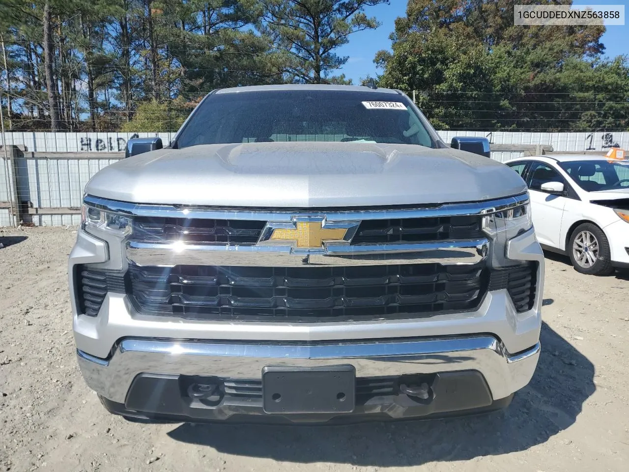 2022 Chevrolet Silverado K1500 Lt VIN: 1GCUDDEDXNZ563858 Lot: 76007324