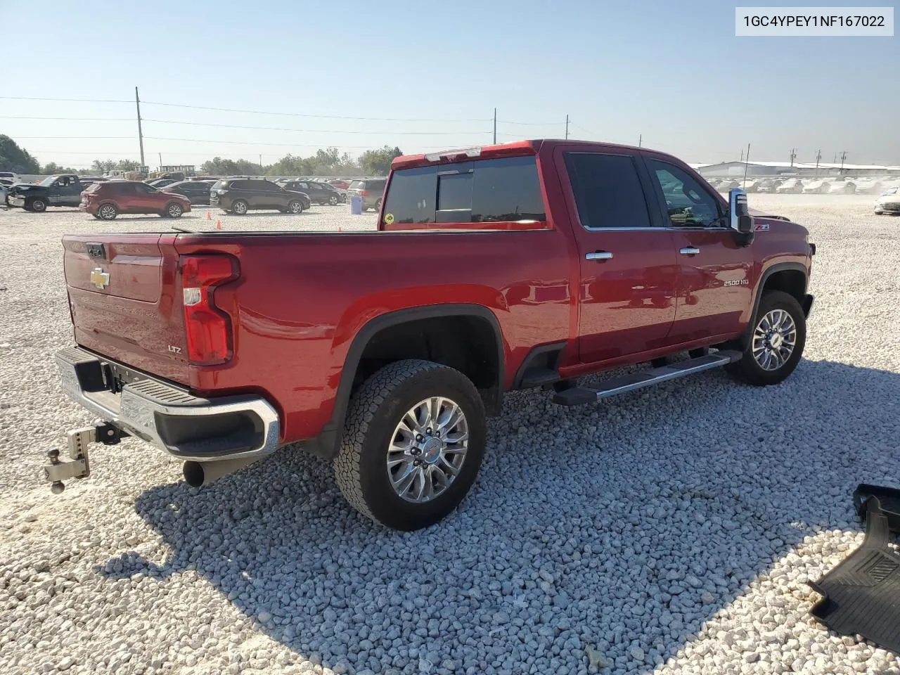 2022 Chevrolet Silverado K2500 Heavy Duty Ltz VIN: 1GC4YPEY1NF167022 Lot: 76102154