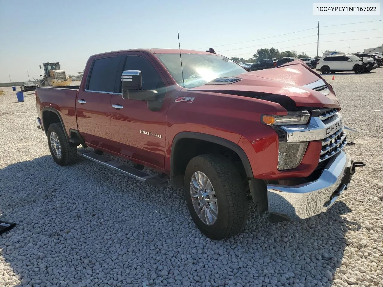 2022 Chevrolet Silverado K2500 Heavy Duty Ltz VIN: 1GC4YPEY1NF167022 Lot: 76102154