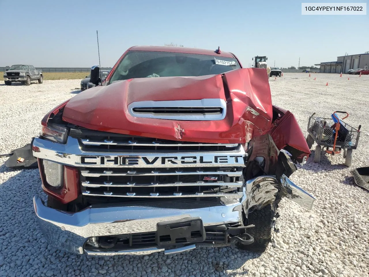 2022 Chevrolet Silverado K2500 Heavy Duty Ltz VIN: 1GC4YPEY1NF167022 Lot: 76102154