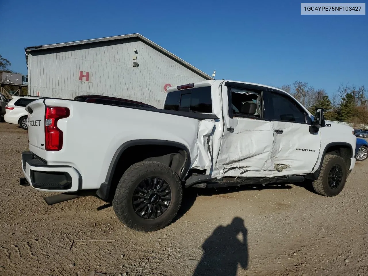 2022 Chevrolet Silverado K2500 Heavy Duty Ltz VIN: 1GC4YPE75NF103427 Lot: 76444724