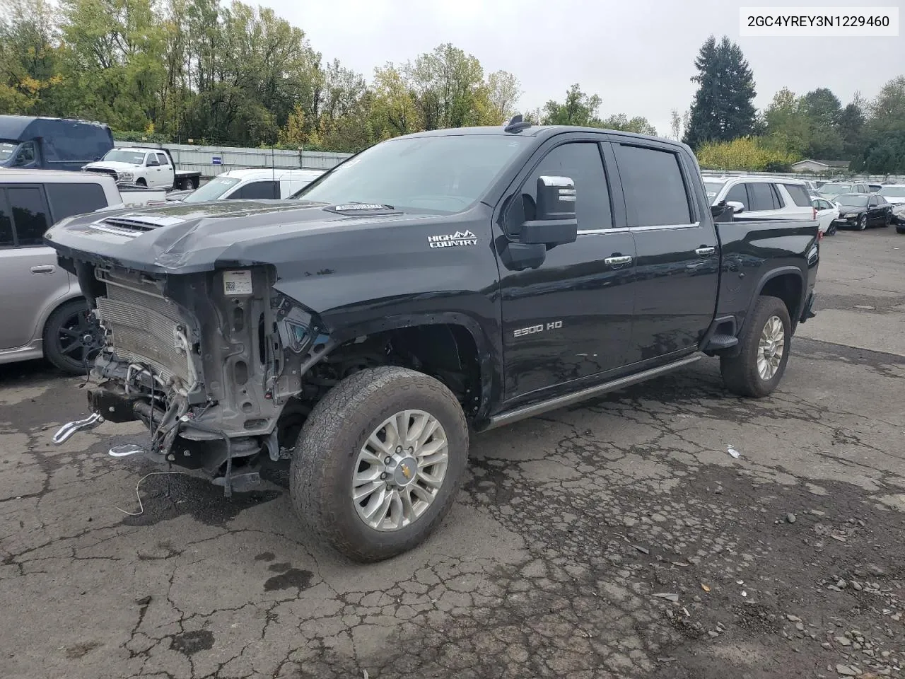 2022 Chevrolet Silverado K2500 High Country VIN: 2GC4YREY3N1229460 Lot: 76954724