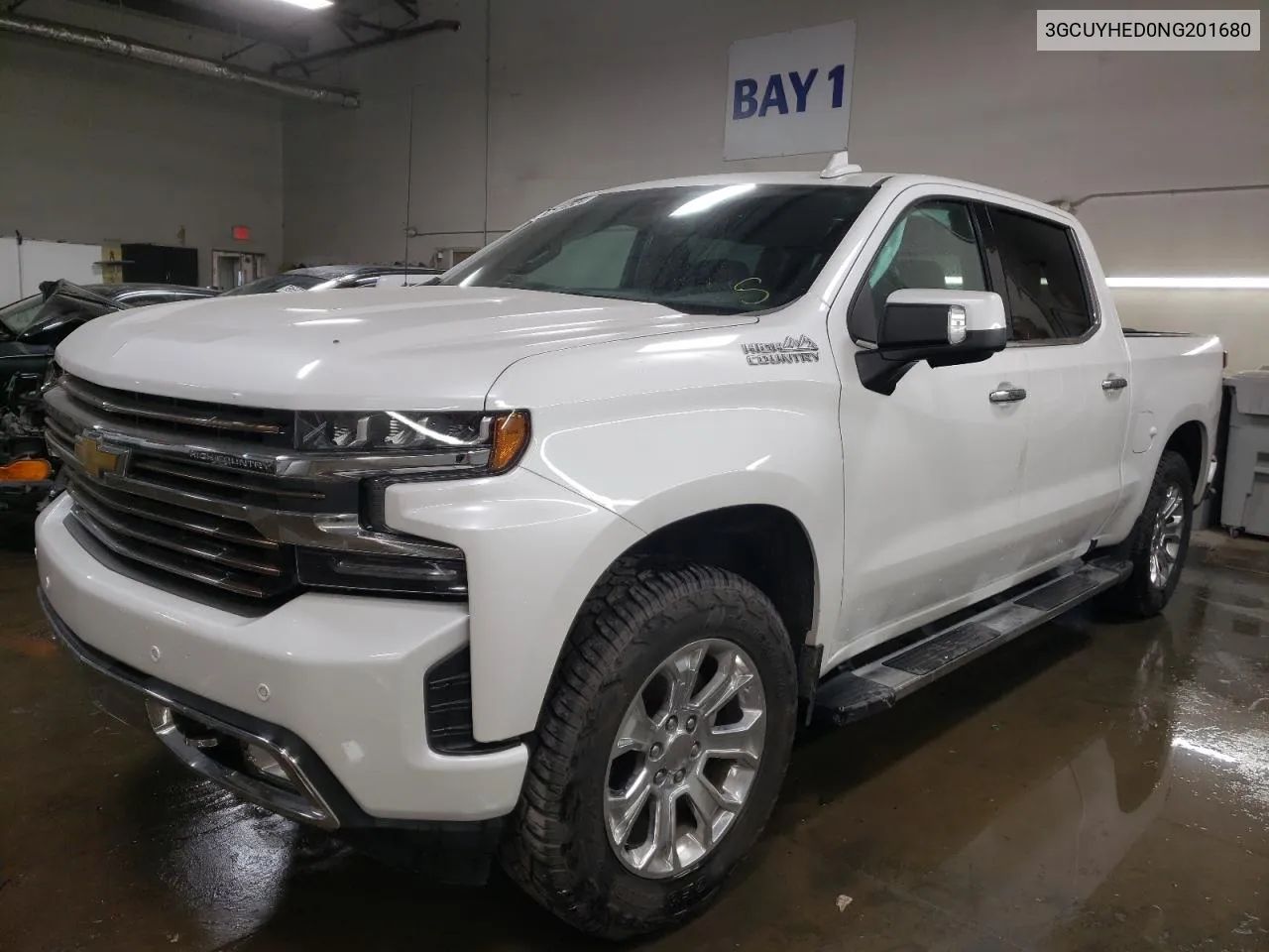 2022 Chevrolet Silverado Ltd K1500 High Country VIN: 3GCUYHED0NG201680 Lot: 77104524