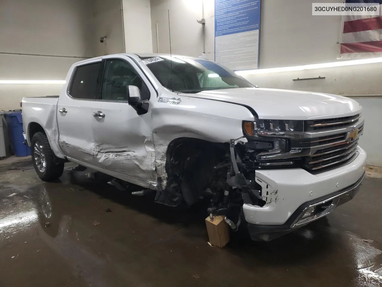 2022 Chevrolet Silverado Ltd K1500 High Country VIN: 3GCUYHED0NG201680 Lot: 77104524