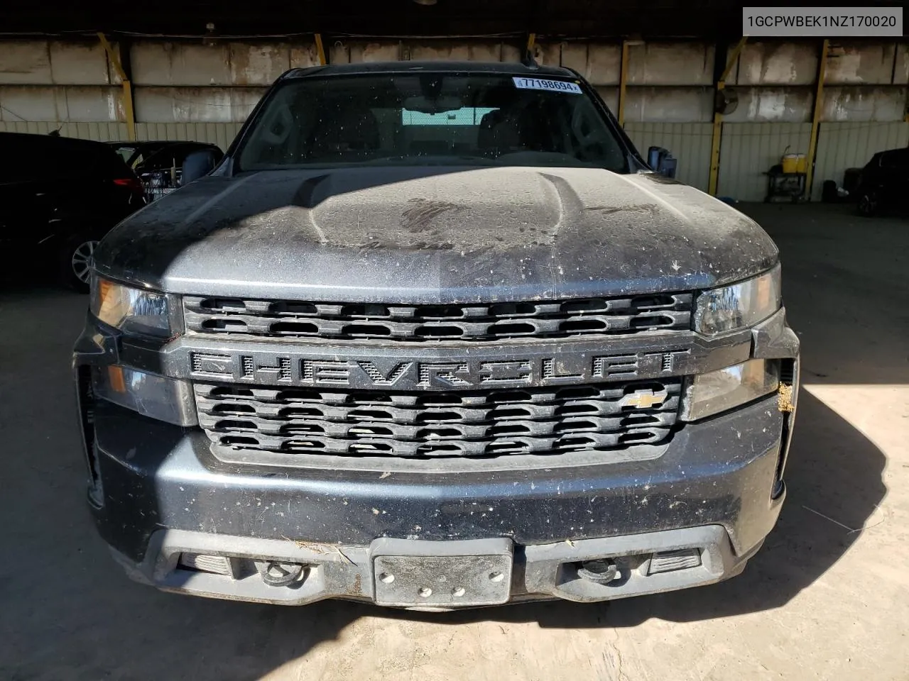 1GCPWBEK1NZ170020 2022 Chevrolet Silverado Ltd C1500 Custom