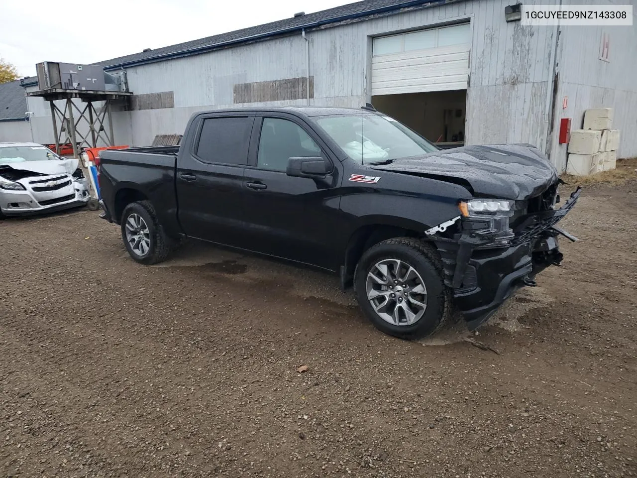 2022 Chevrolet Silverado Ltd K1500 Rst VIN: 1GCUYEED9NZ143308 Lot: 77331224