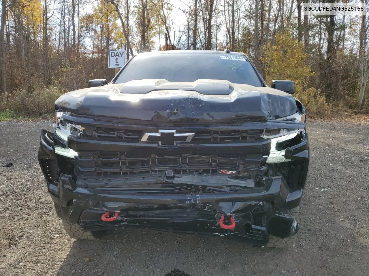 2022 Chevrolet Silverado K1500 Lt Trail Boss VIN: 3GCUDFED4NG525165 Lot: 77381464