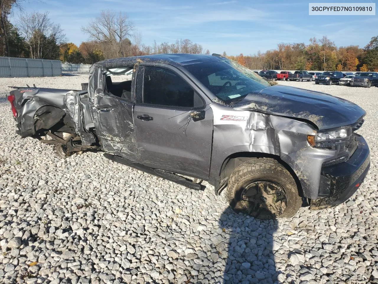 2022 Chevrolet Silverado Ltd K1500 Lt Trail Boss VIN: 3GCPYFED7NG109810 Lot: 77409784