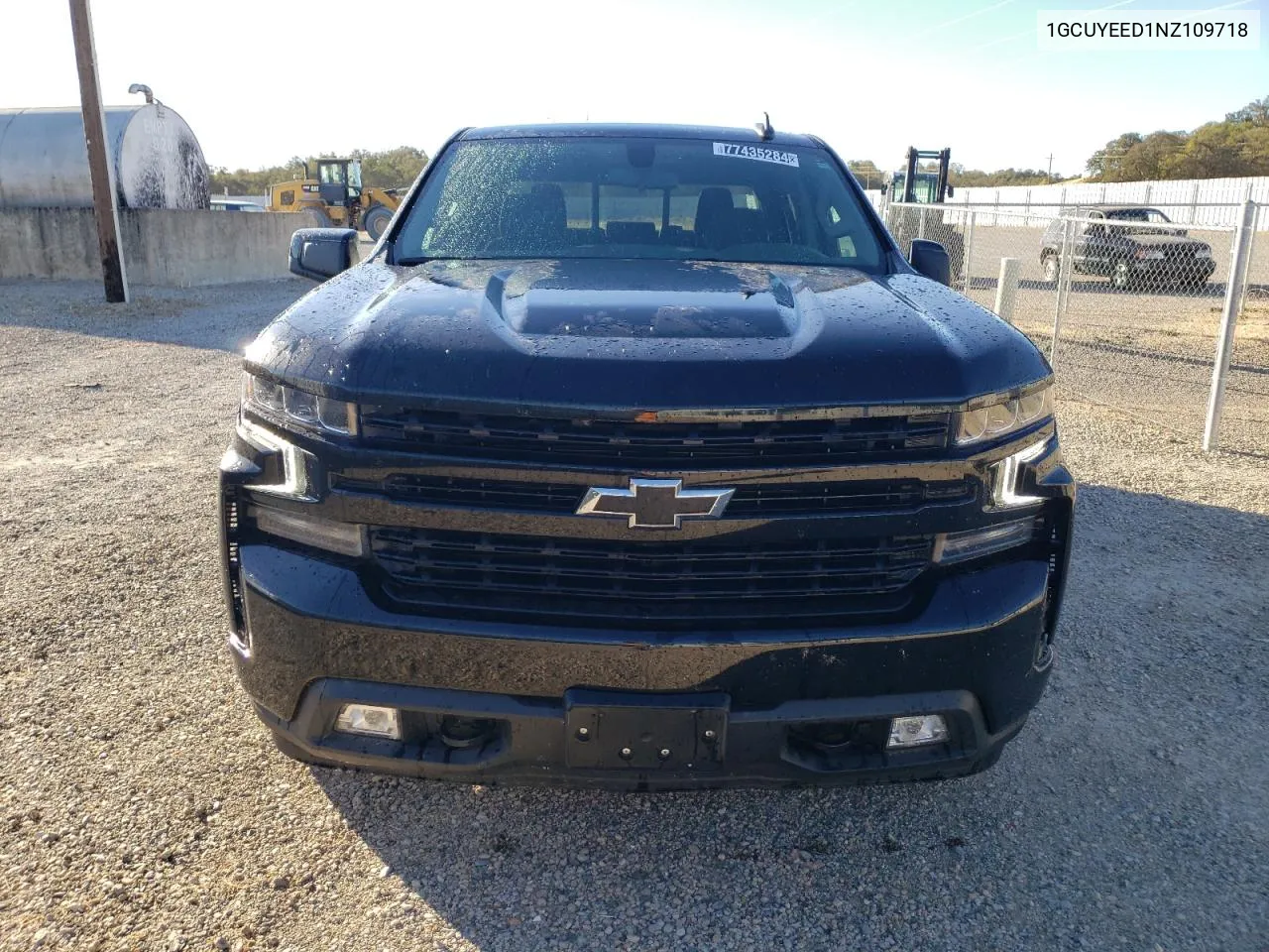 2022 Chevrolet Silverado Ltd K1500 Rst VIN: 1GCUYEED1NZ109718 Lot: 77435284