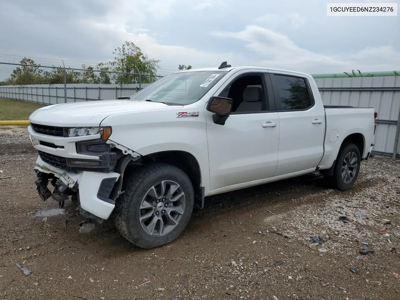 2022 Chevrolet Silverado Ltd K1500 Rst VIN: 1GCUYEED6NZ234276 Lot: 77521504