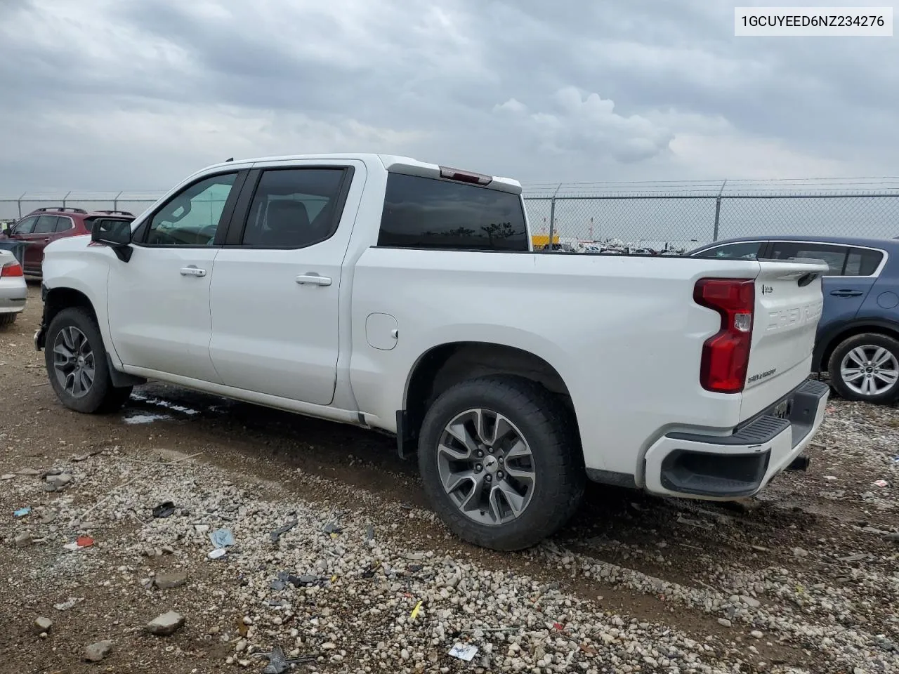 2022 Chevrolet Silverado Ltd K1500 Rst VIN: 1GCUYEED6NZ234276 Lot: 77521504