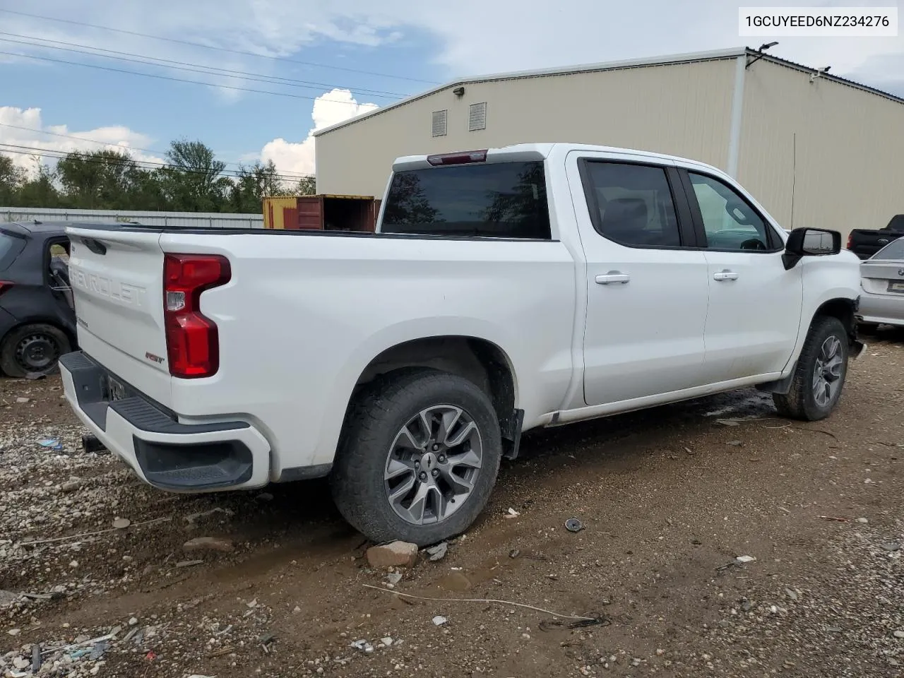 2022 Chevrolet Silverado Ltd K1500 Rst VIN: 1GCUYEED6NZ234276 Lot: 77521504