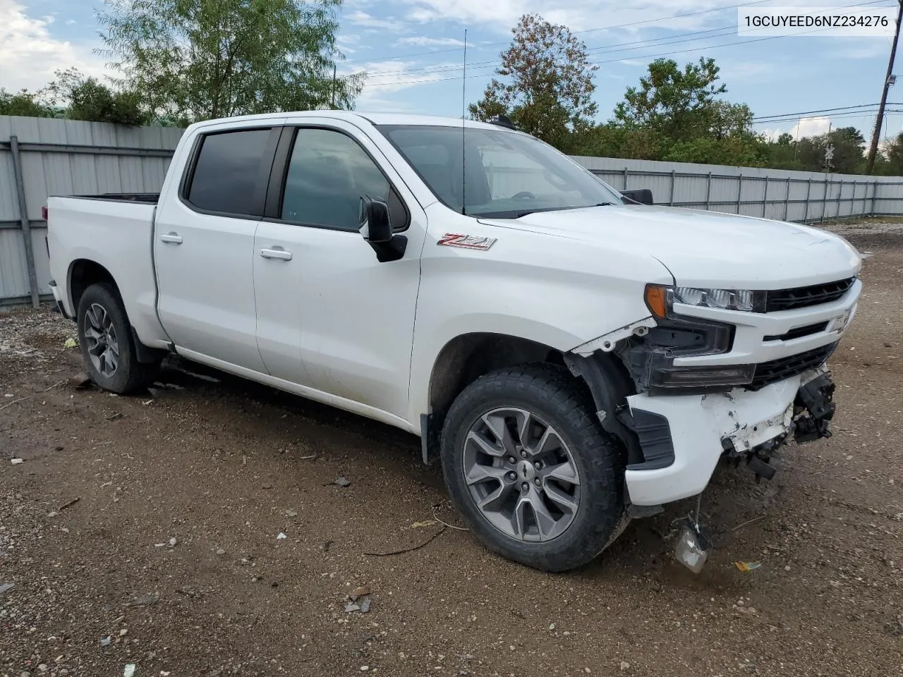 2022 Chevrolet Silverado Ltd K1500 Rst VIN: 1GCUYEED6NZ234276 Lot: 77521504