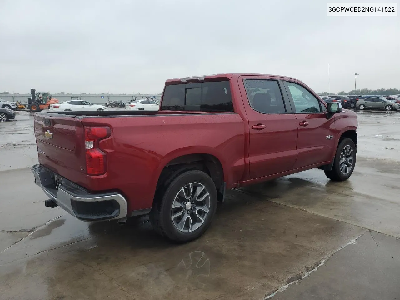 2022 Chevrolet Silverado Ltd C1500 Lt VIN: 3GCPWCED2NG141522 Lot: 77823414