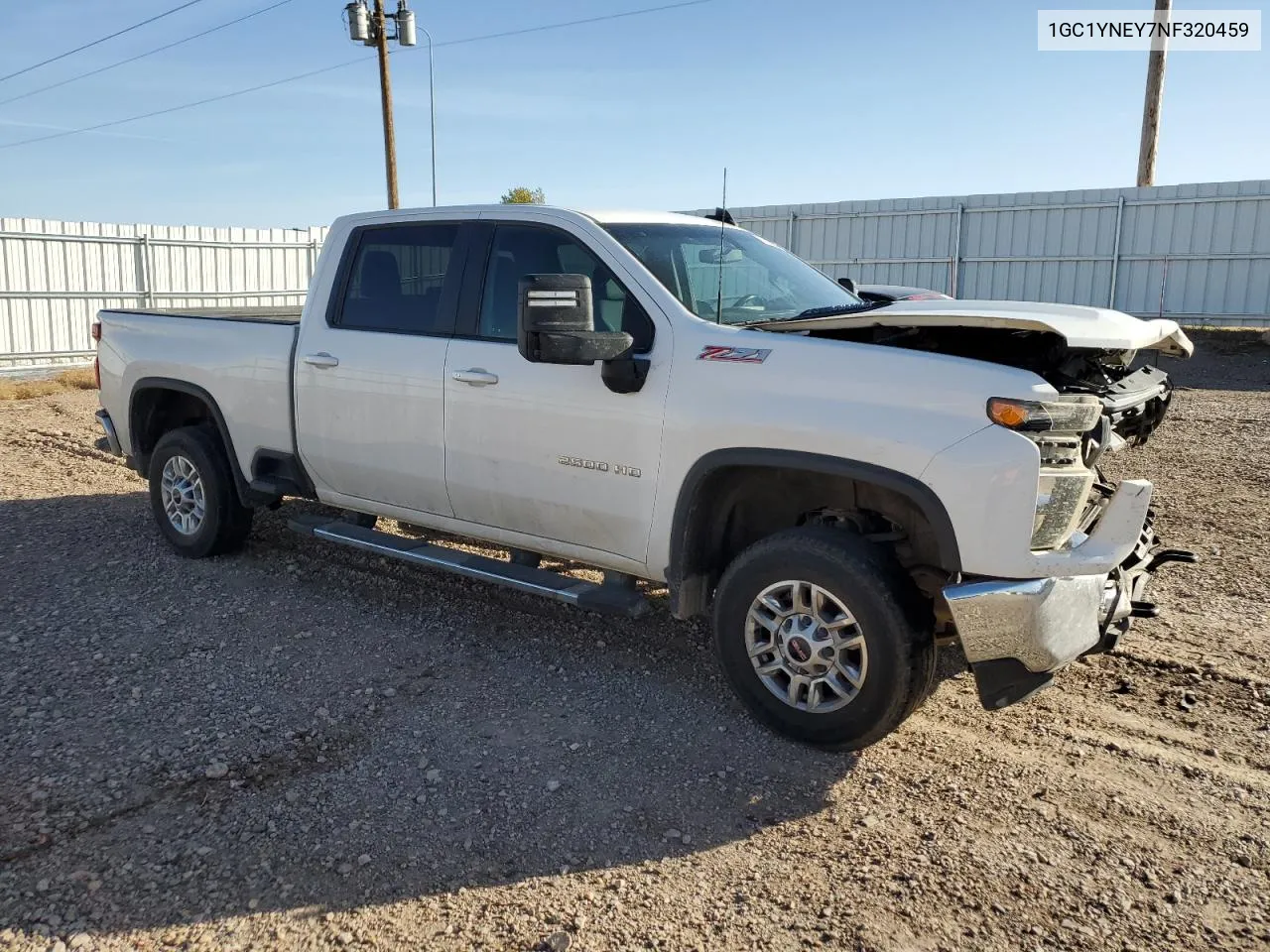 2022 Chevrolet Silverado K2500 Heavy Duty Lt VIN: 1GC1YNEY7NF320459 Lot: 77863624