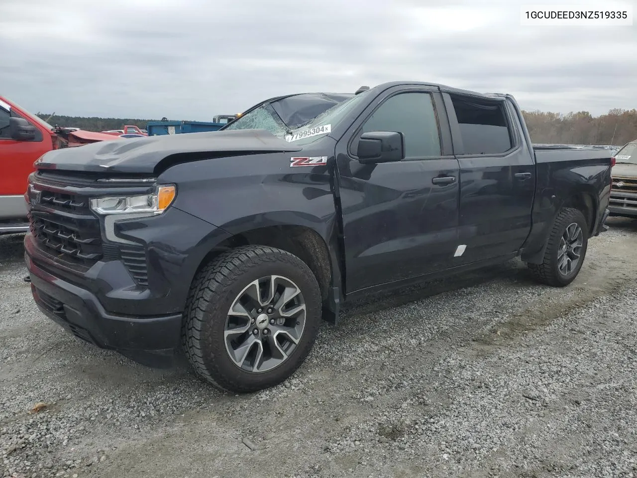 1GCUDEED3NZ519335 2022 Chevrolet Silverado K1500 Rst