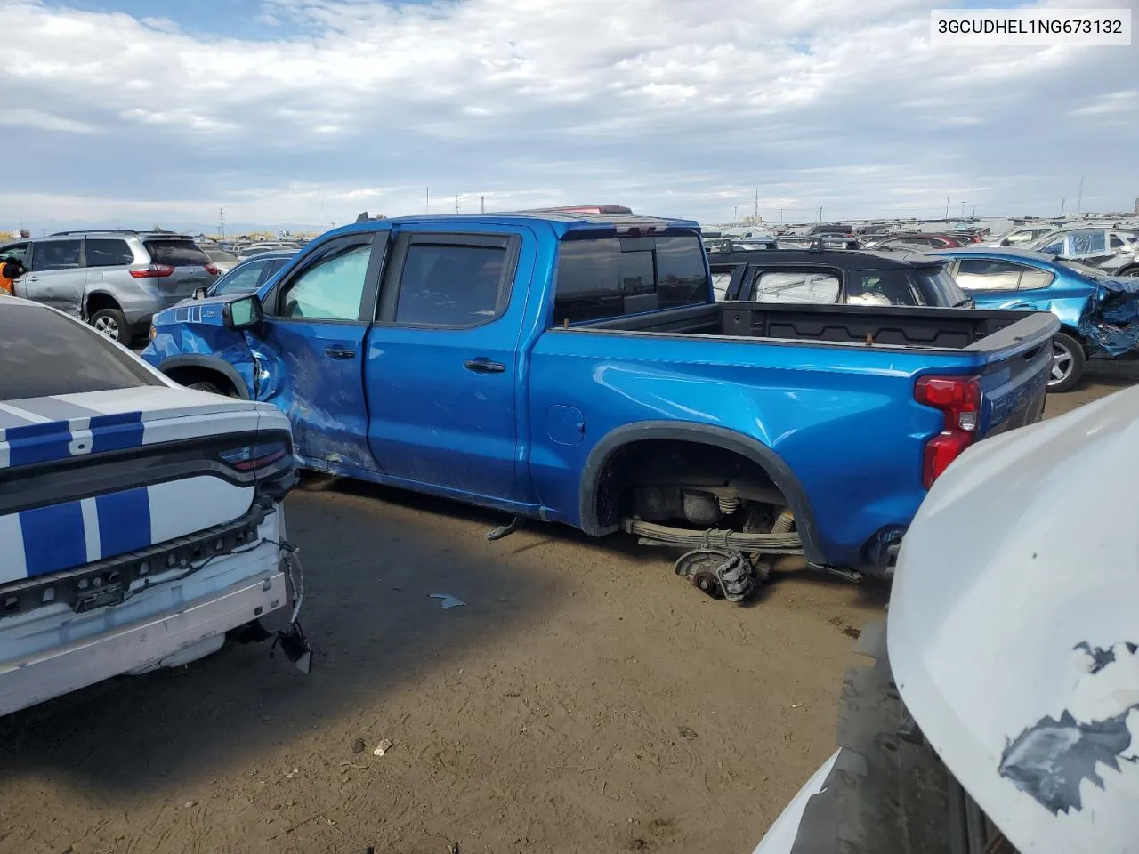 2022 Chevrolet Silverado K1500 Zr2 VIN: 3GCUDHEL1NG673132 Lot: 78092844