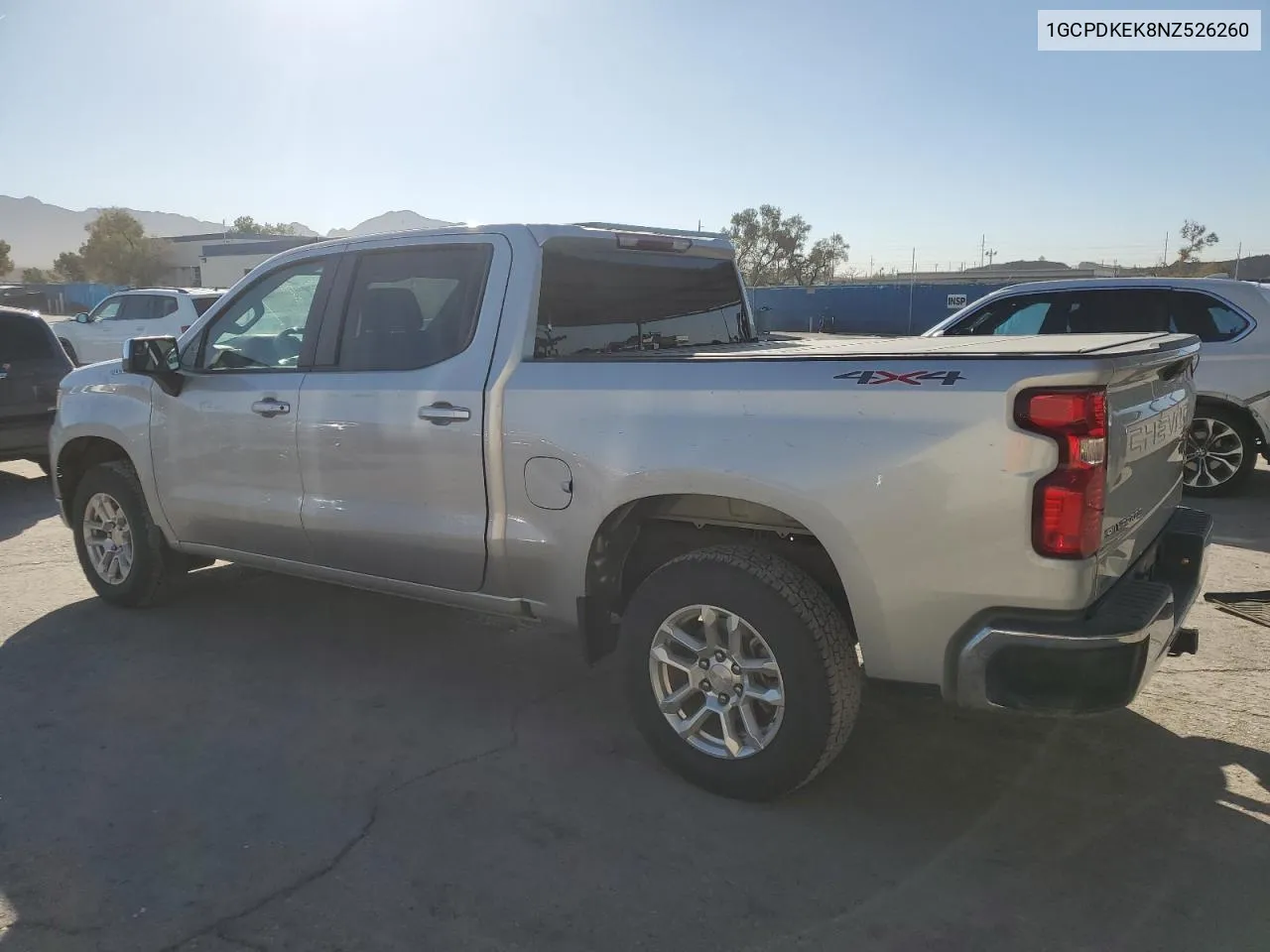 2022 Chevrolet Silverado K1500 Lt-L VIN: 1GCPDKEK8NZ526260 Lot: 78190594