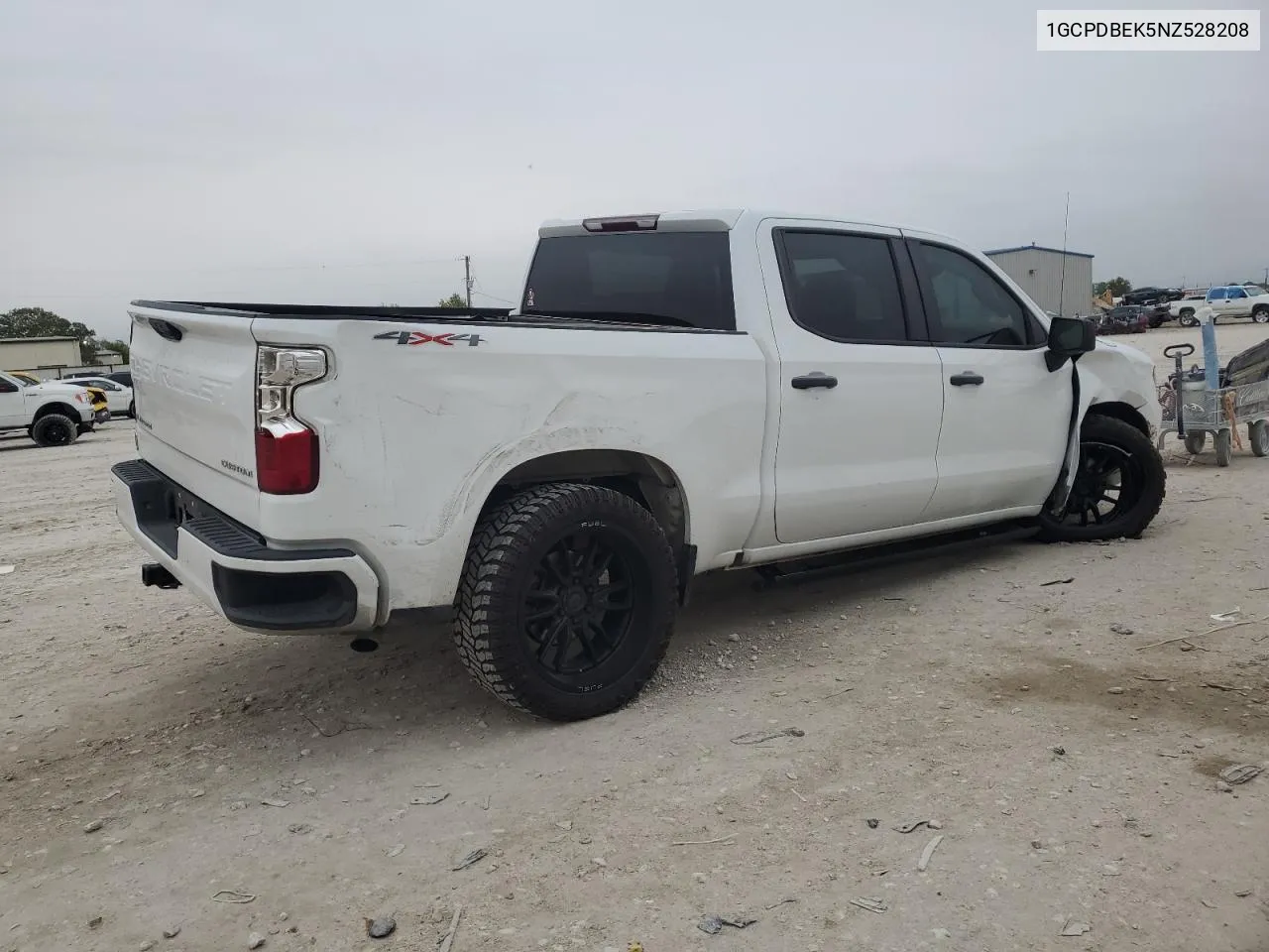 2022 Chevrolet Silverado K1500 Custom VIN: 1GCPDBEK5NZ528208 Lot: 78531864