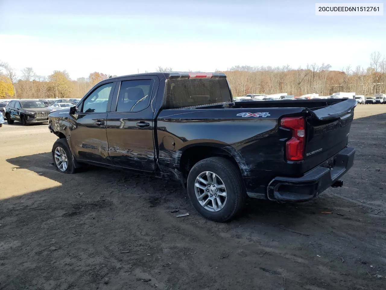 2022 Chevrolet Silverado K1500 Rst VIN: 2GCUDEED6N1512761 Lot: 78642644