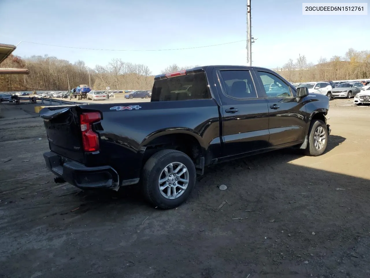 2022 Chevrolet Silverado K1500 Rst VIN: 2GCUDEED6N1512761 Lot: 78642644