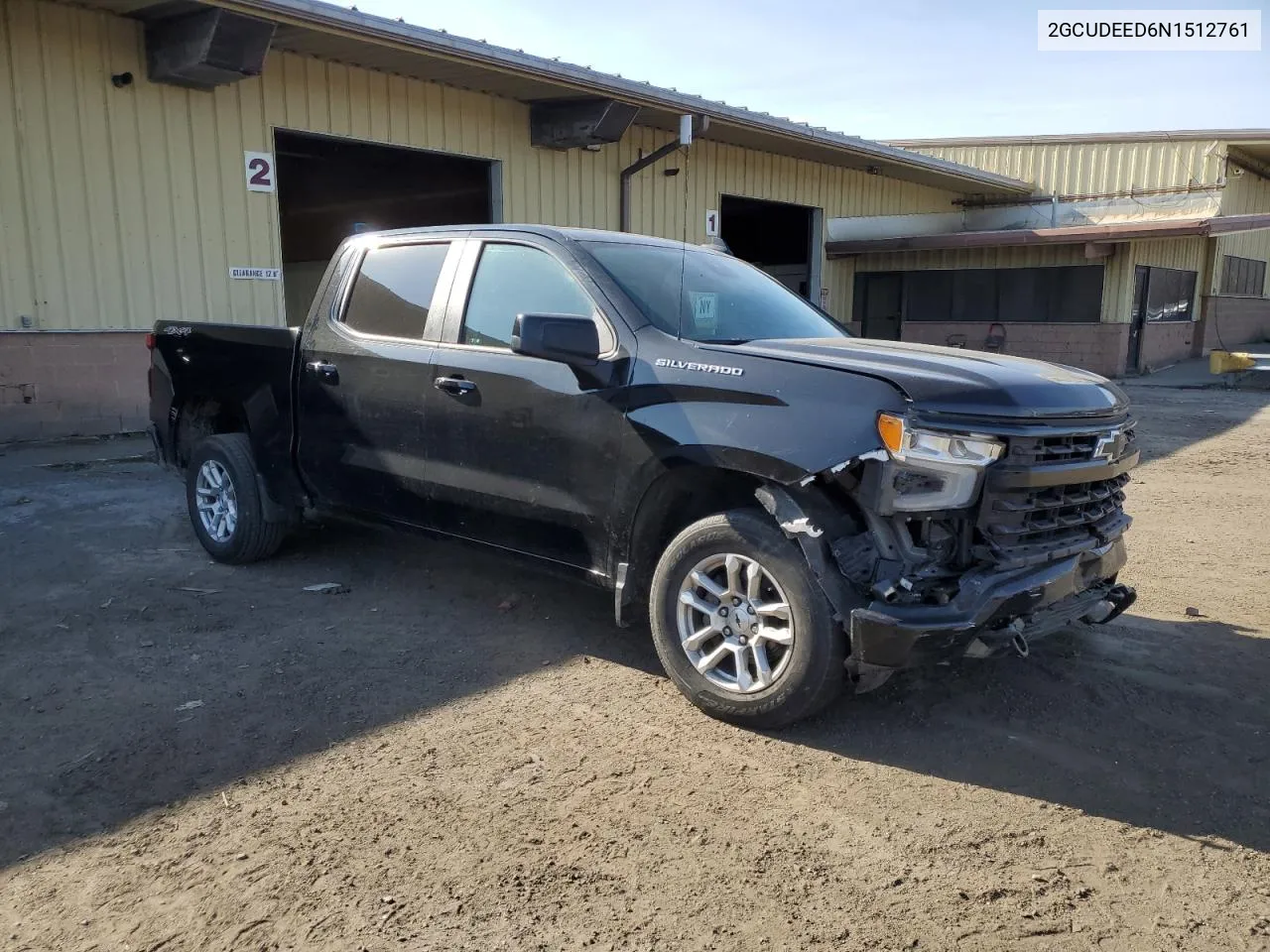 2022 Chevrolet Silverado K1500 Rst VIN: 2GCUDEED6N1512761 Lot: 78642644