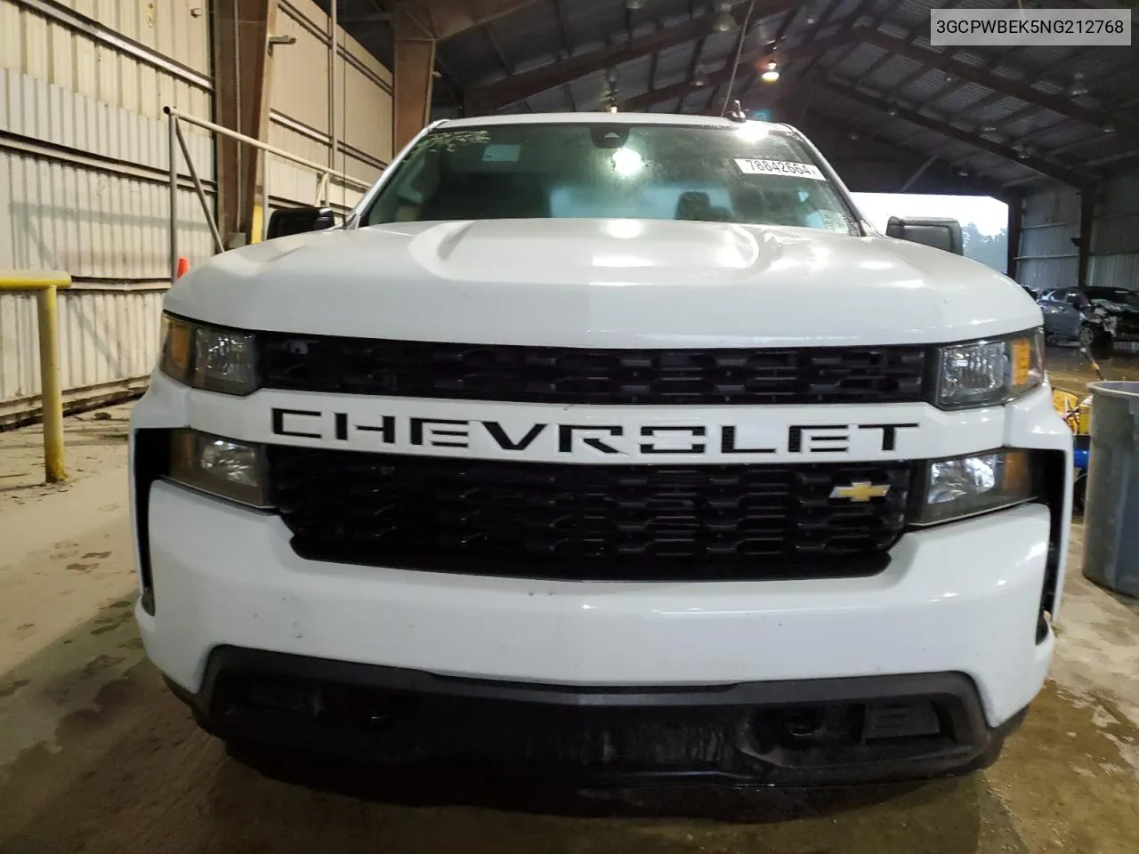 2022 Chevrolet Silverado Ltd C1500 Custom VIN: 3GCPWBEK5NG212768 Lot: 78842664