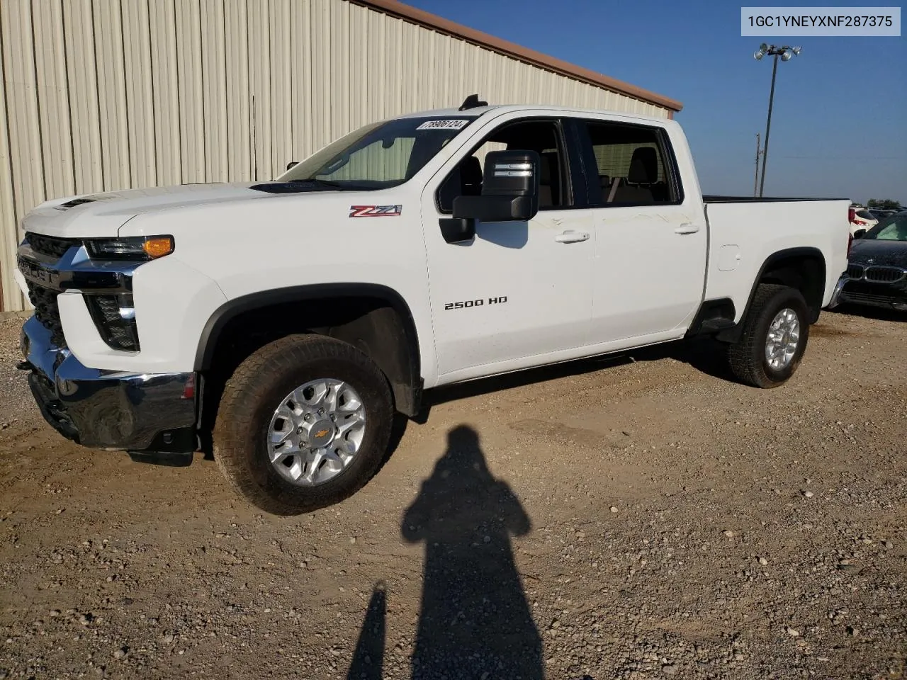 2022 Chevrolet Silverado K2500 Heavy Duty Lt VIN: 1GC1YNEYXNF287375 Lot: 78906124