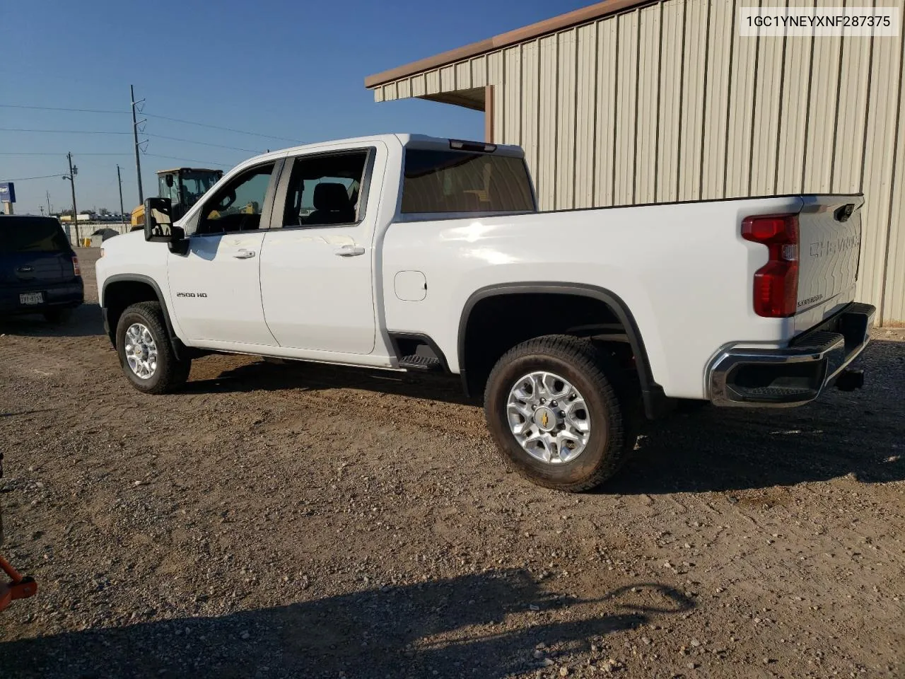 2022 Chevrolet Silverado K2500 Heavy Duty Lt VIN: 1GC1YNEYXNF287375 Lot: 78906124