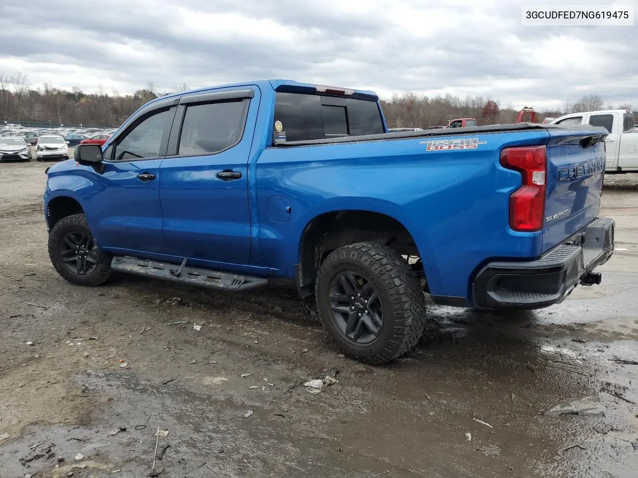 2022 Chevrolet Silverado K1500 Lt Trail Boss VIN: 3GCUDFED7NG619475 Lot: 78949174