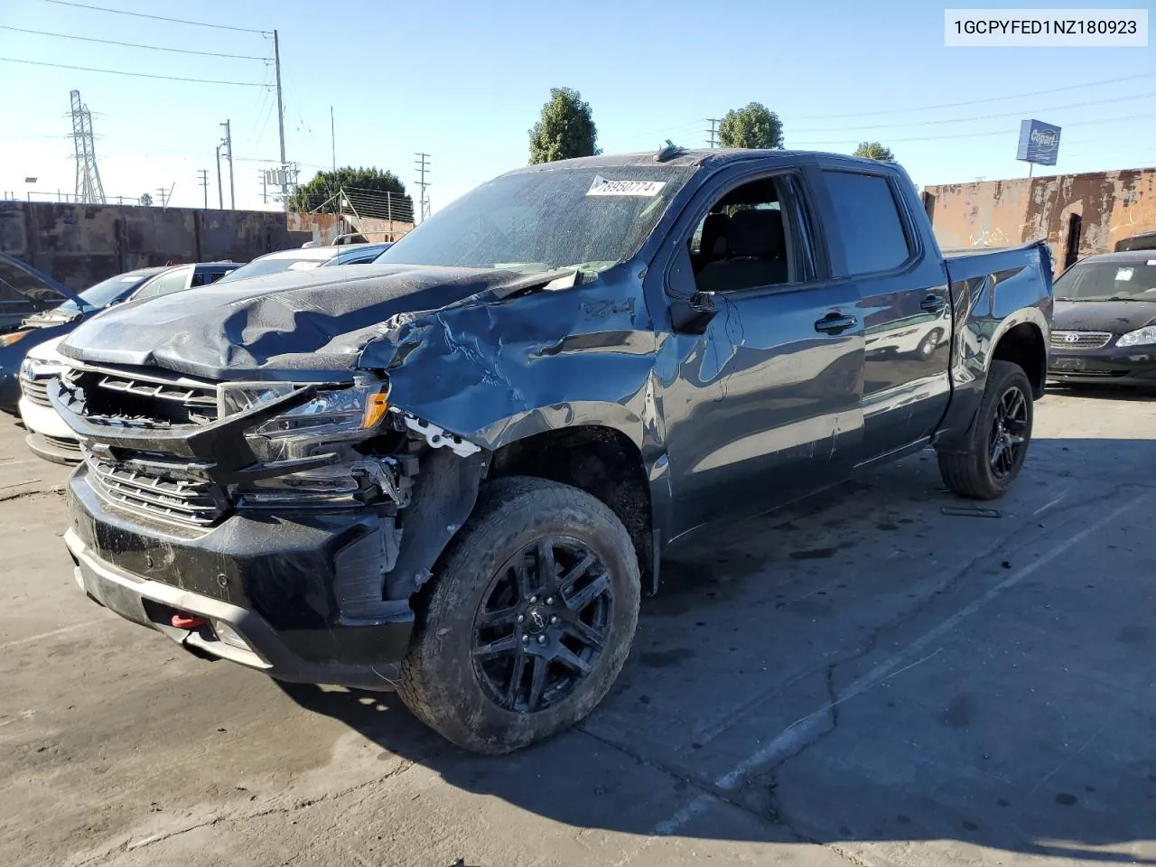 2022 Chevrolet Silverado Ltd K1500 Lt Trail Boss VIN: 1GCPYFED1NZ180923 Lot: 78950774