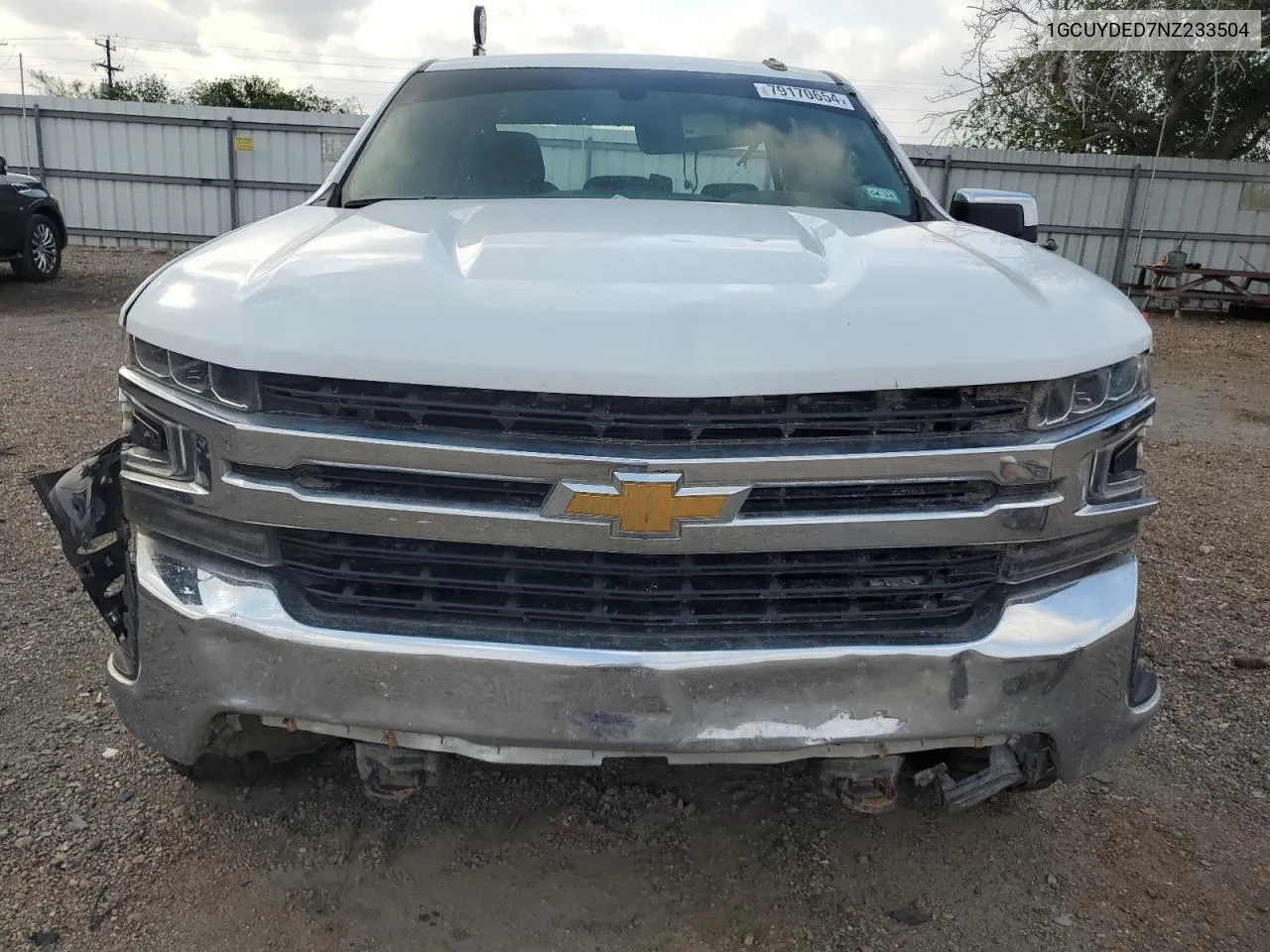 2022 Chevrolet Silverado Ltd K1500 Lt VIN: 1GCUYDED7NZ233504 Lot: 79170654