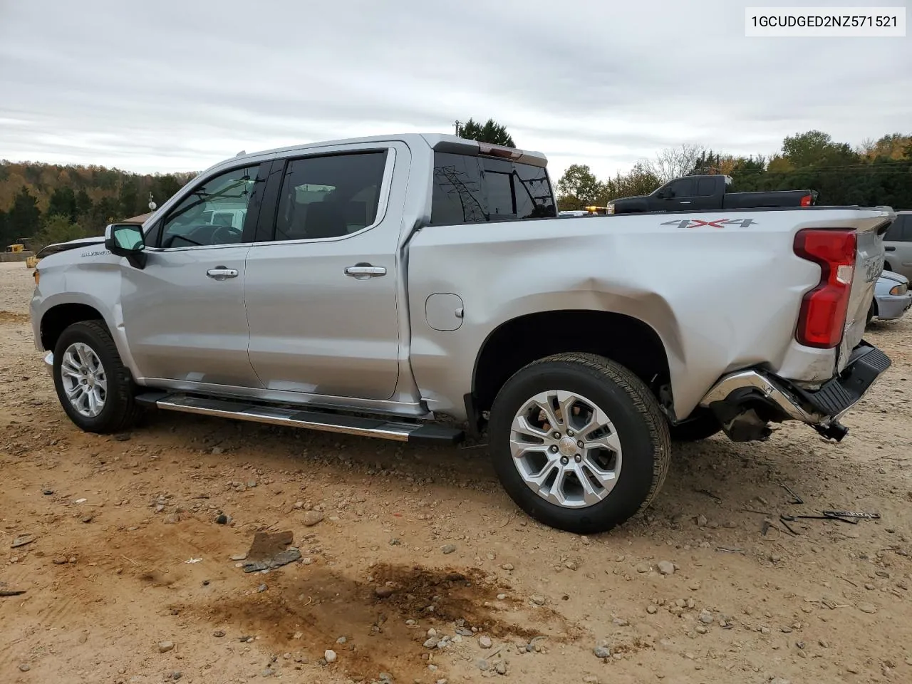 2022 Chevrolet Silverado K1500 Ltz VIN: 1GCUDGED2NZ571521 Lot: 79282004