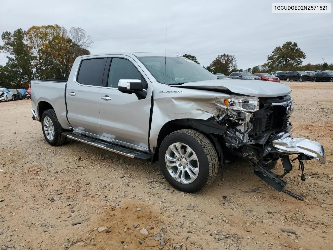 2022 Chevrolet Silverado K1500 Ltz VIN: 1GCUDGED2NZ571521 Lot: 79282004