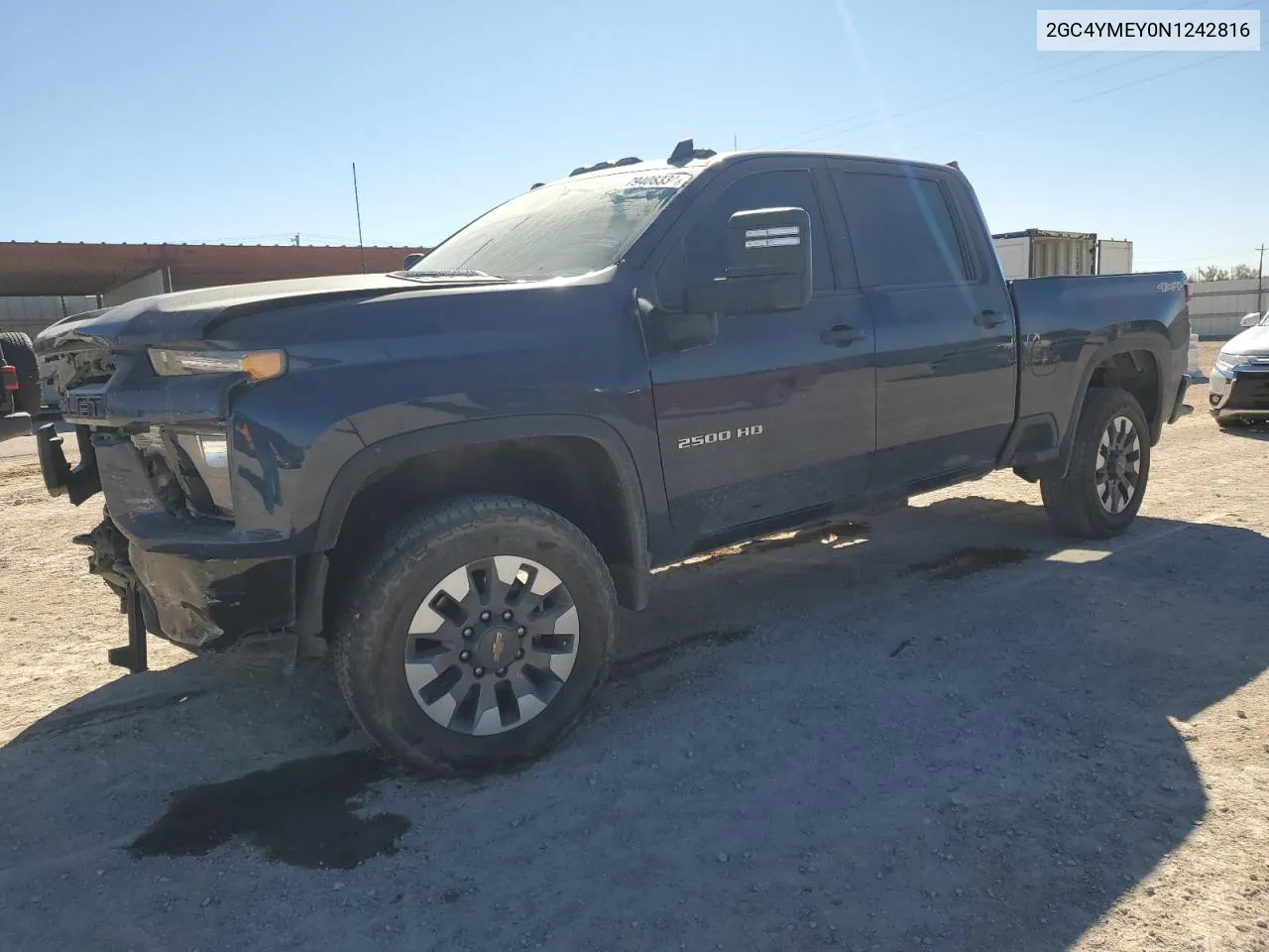 2022 Chevrolet Silverado K2500 Custom VIN: 2GC4YMEY0N1242816 Lot: 79408334