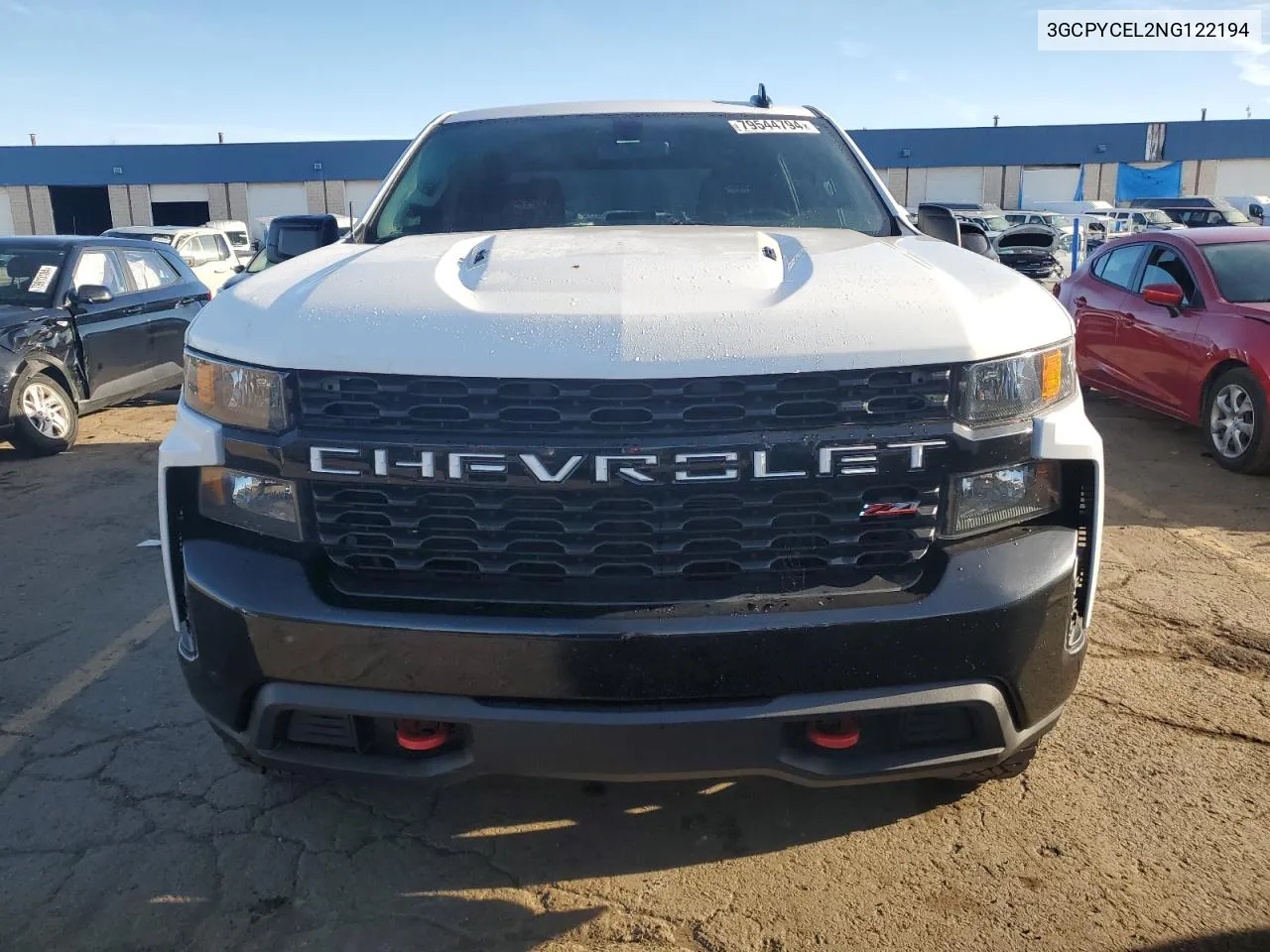 2022 Chevrolet Silverado Ltd K1500 Trail Boss Custom VIN: 3GCPYCEL2NG122194 Lot: 79544794