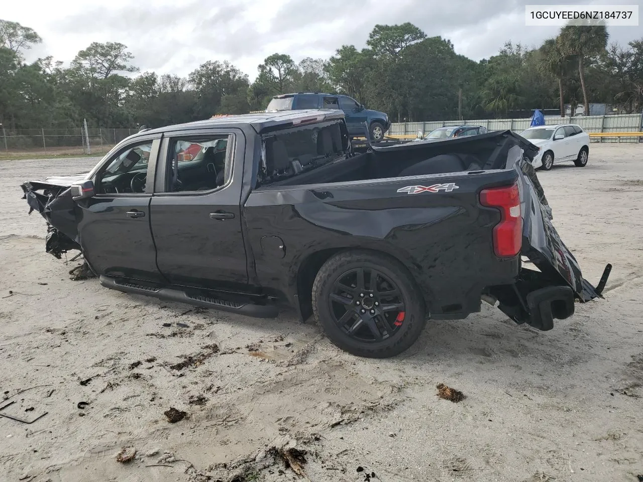 2022 Chevrolet Silverado Ltd K1500 Rst VIN: 1GCUYEED6NZ184737 Lot: 79925174