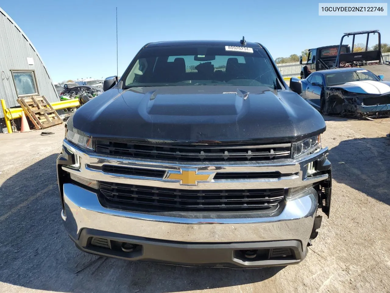 2022 Chevrolet Silverado Ltd K1500 Lt VIN: 1GCUYDED2NZ122746 Lot: 80920234