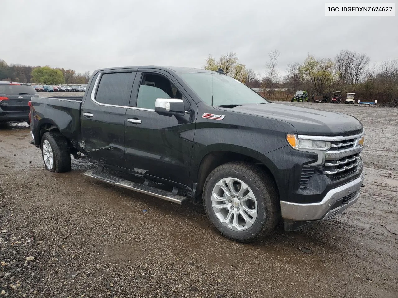 2022 Chevrolet Silverado K1500 Ltz VIN: 1GCUDGEDXNZ624627 Lot: 80949874