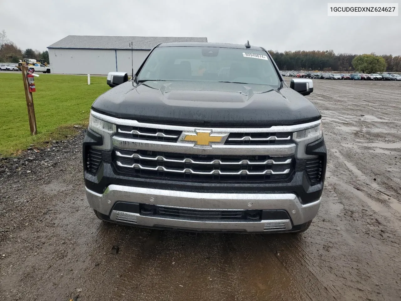 2022 Chevrolet Silverado K1500 Ltz VIN: 1GCUDGEDXNZ624627 Lot: 80949874