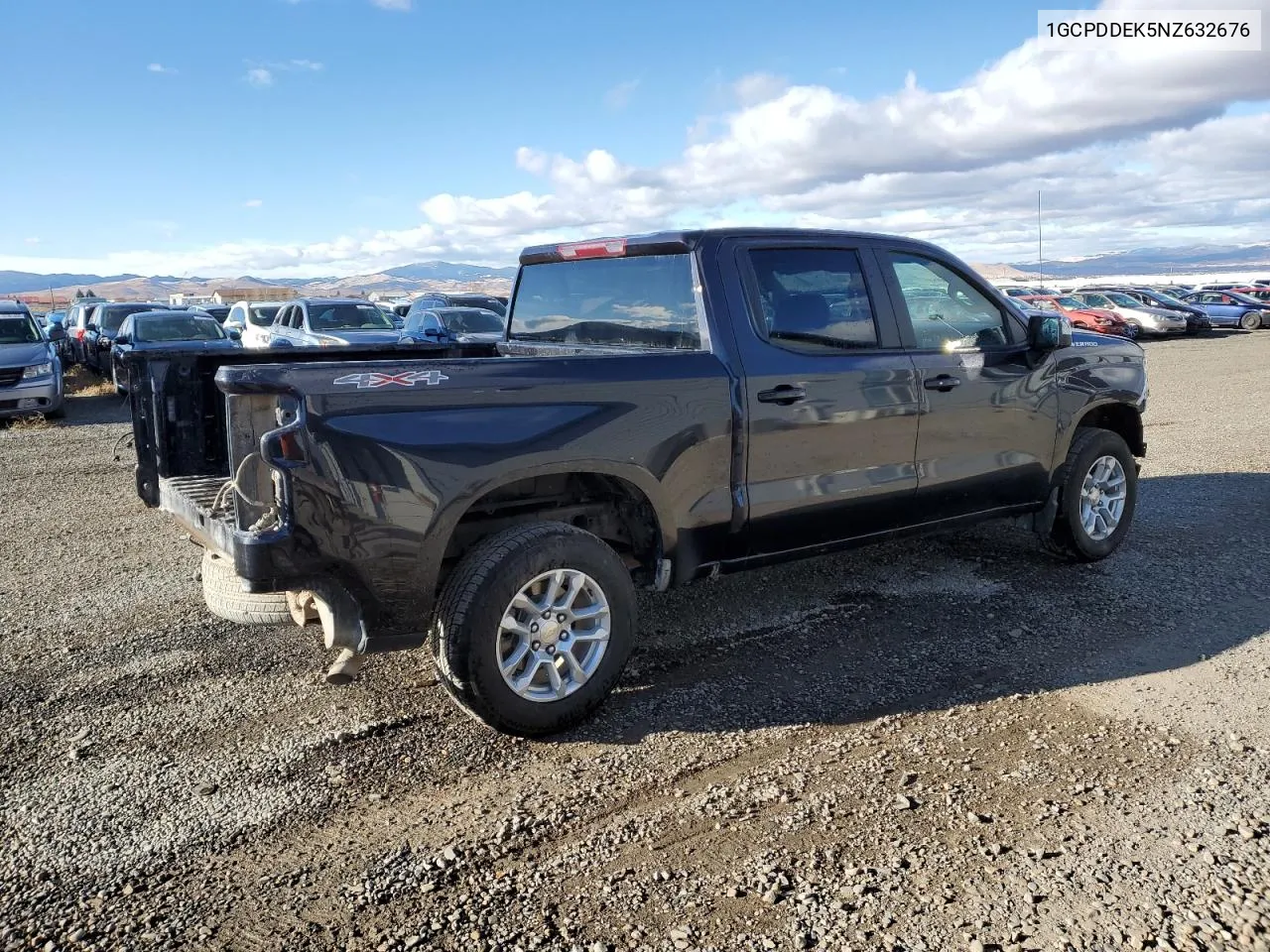 2022 Chevrolet Silverado K1500 Lt VIN: 1GCPDDEK5NZ632676 Lot: 81424644