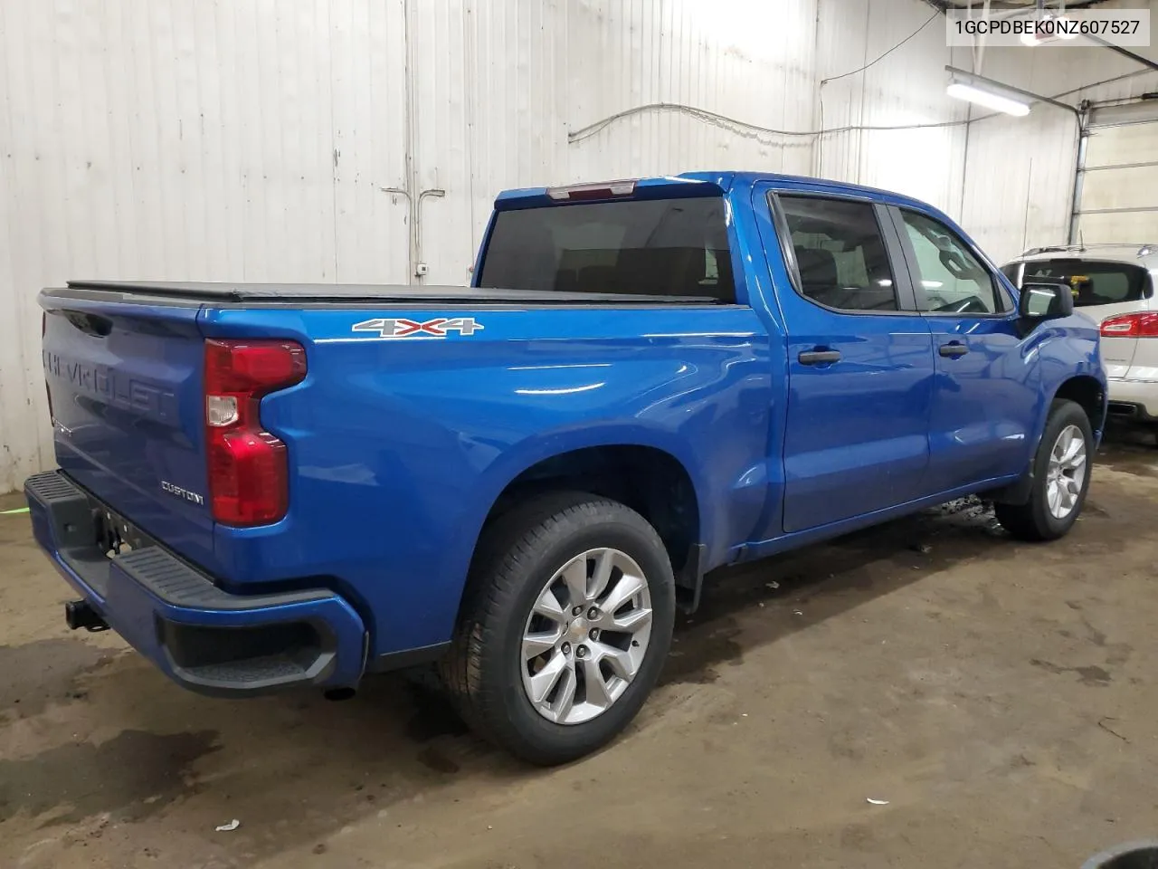 2022 Chevrolet Silverado K1500 Custom VIN: 1GCPDBEK0NZ607527 Lot: 81513664